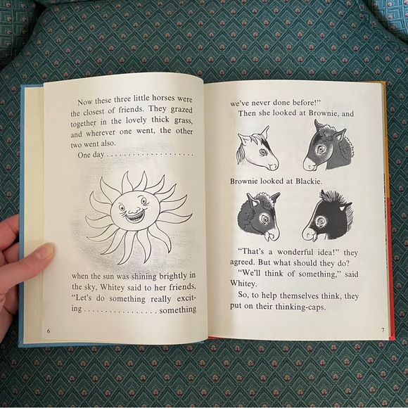 Dandelion Library Book; Three Little Horses & Veronica. Vintage 1961 Hardcover - Picture 6 of 10